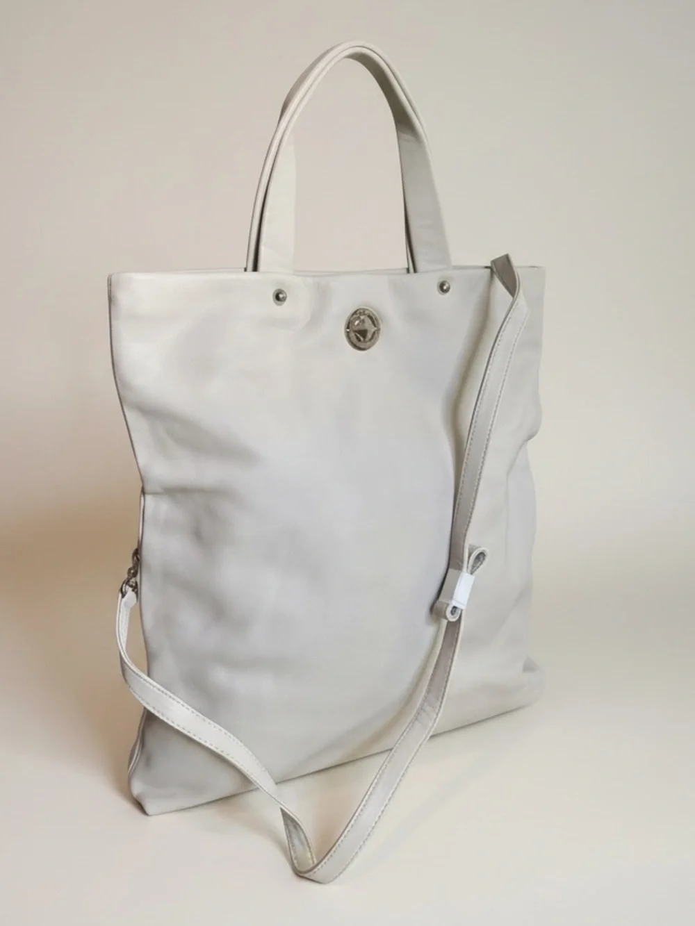 NWT Kate Spade Marielly Ivory Leather Convertible Tote Bag